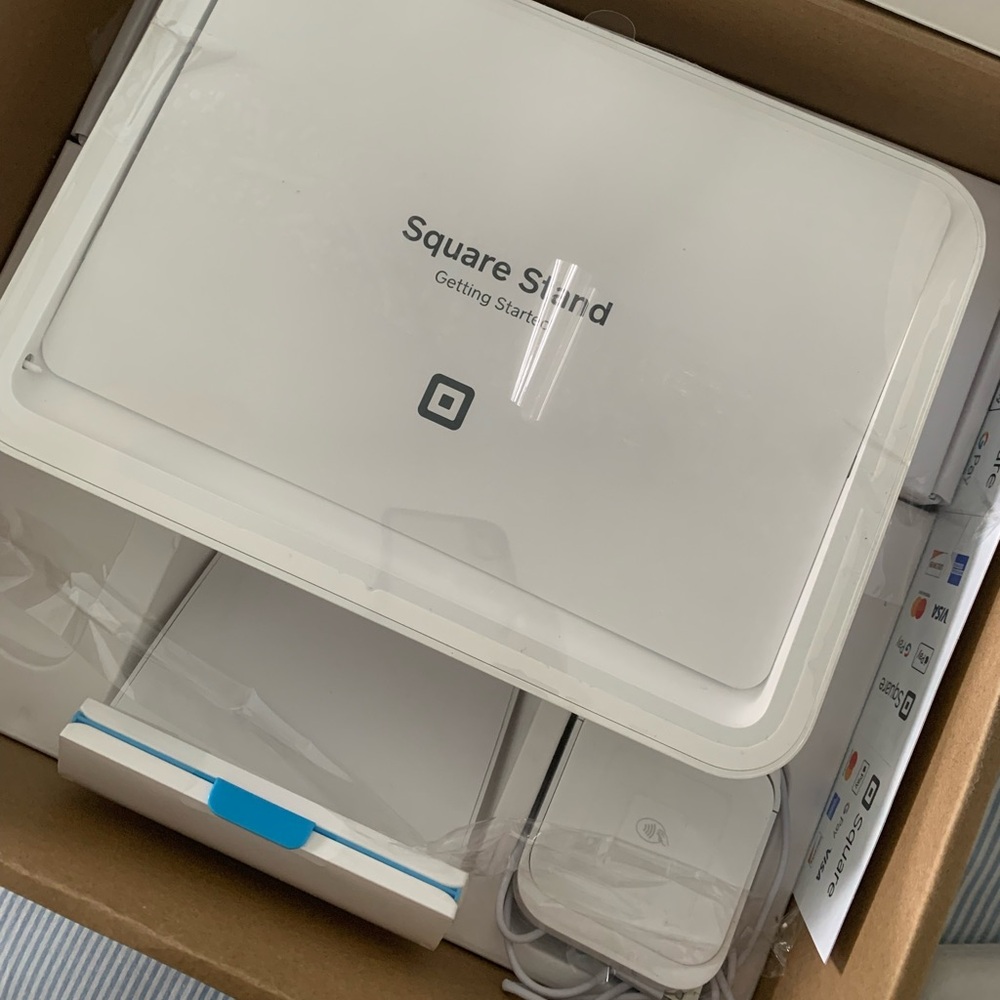 Square stand & Card Reader Brand new in Box 1st Generation